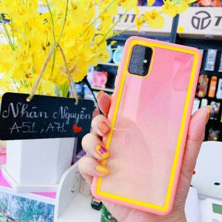 Ốp lưng Samsung A51/A71 viền màu