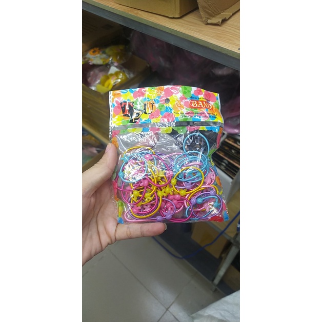 Set 50 Dây Chun Buộc Tóc Nhiều Màu