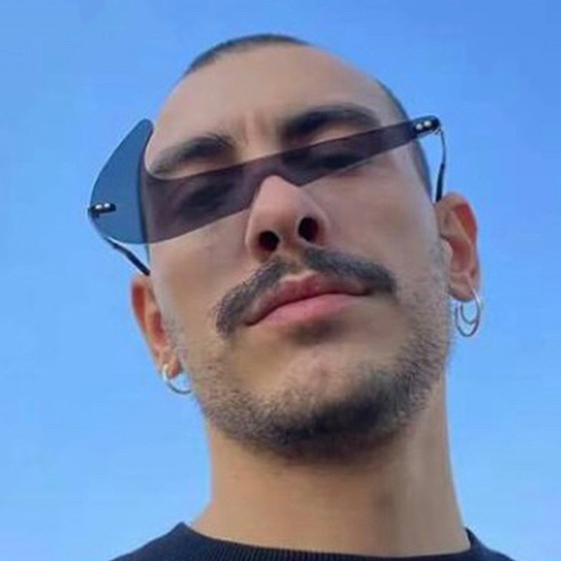 Kính Mát Không Viền Phong Cách Vintage Sang Trọng