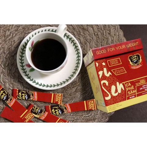 [💯% CHÍNH HÃNG] Cà phê sâm Ginseng - Cà phê giảm cân (Hộp 30 gói)