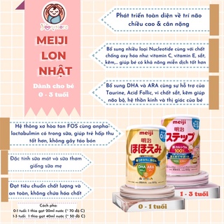 Sữa bột Meiji nội địa Nhật