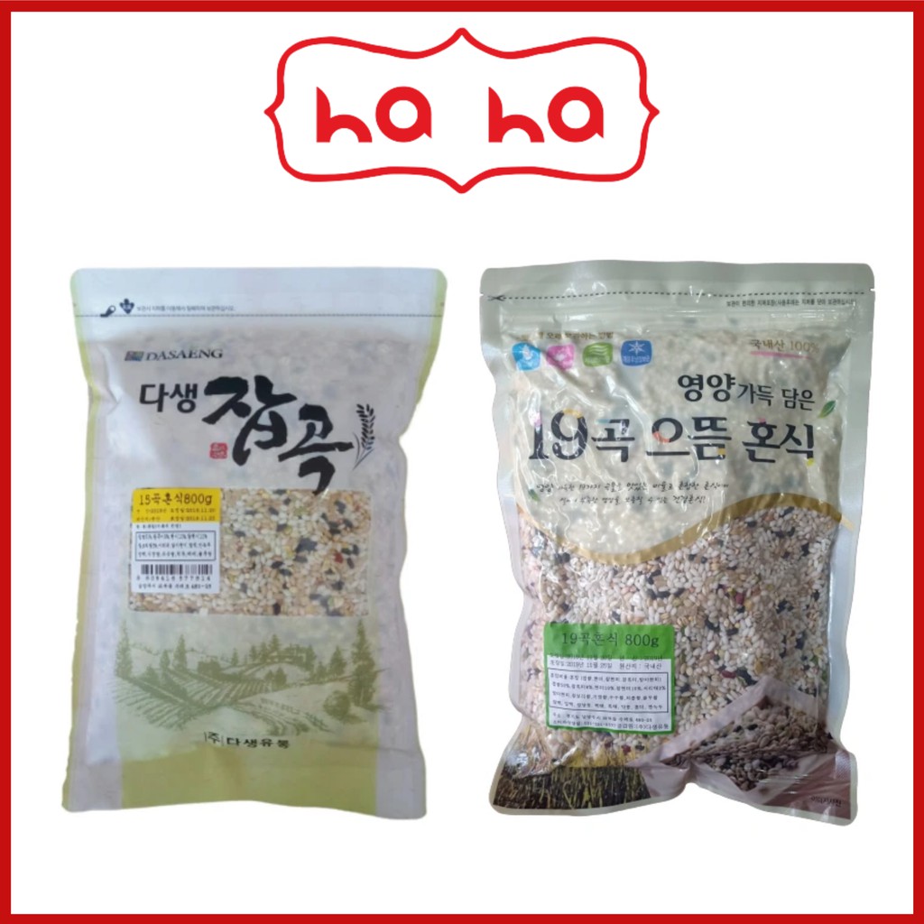 Gạo ngũ cốc 800g (15-19 hạt)