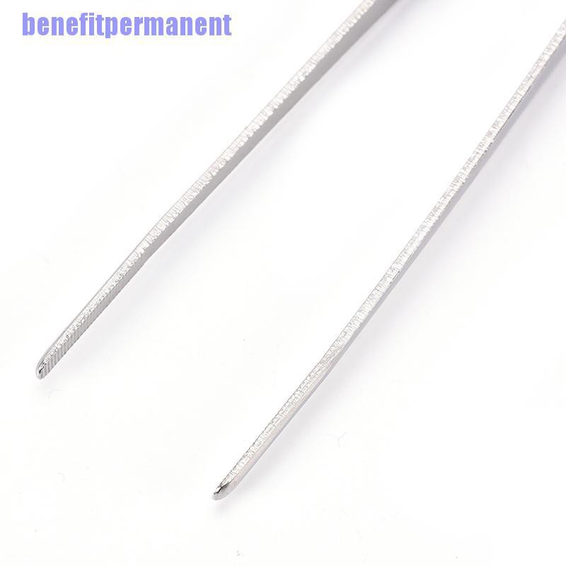 Benefitpermanent✹★ Kẹp Gắp Thức Ăn Cán Dài Màu Bạc Bằng Thép Không Gỉ