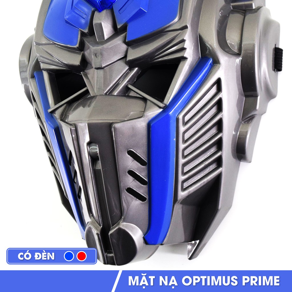 Mặt nạ hóa trang Optimus Prime đồ chơi hóa trang cosplay halloween chơi sinh nhật cho trẻ em lứa tuổi 3+ nhựa PP an toàn