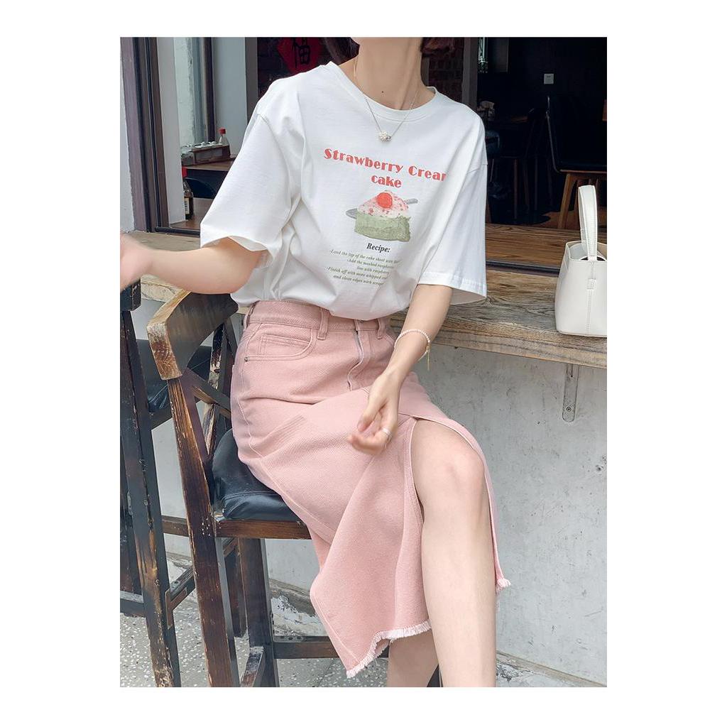 Áo Thun Cotton Ngắn Tay In Hình Thời Trang Cá Tính 62188