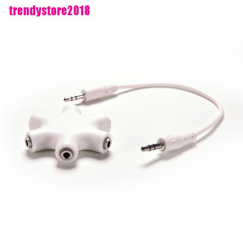 Cáp Chia Âm Thanh Tre 3.5mm Từ 1 Đầu Cắm Sang 2 3 4 5 Cổng Cắm