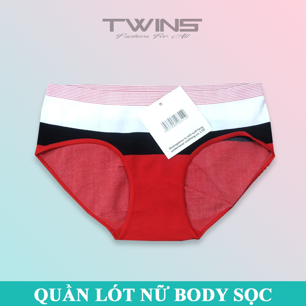 Quần lót nữ dệt kim cao cấp cạp vừa họa tiết sọc ngang ôm mông co giãn mềm mịn thoáng mát size dưới 60kg