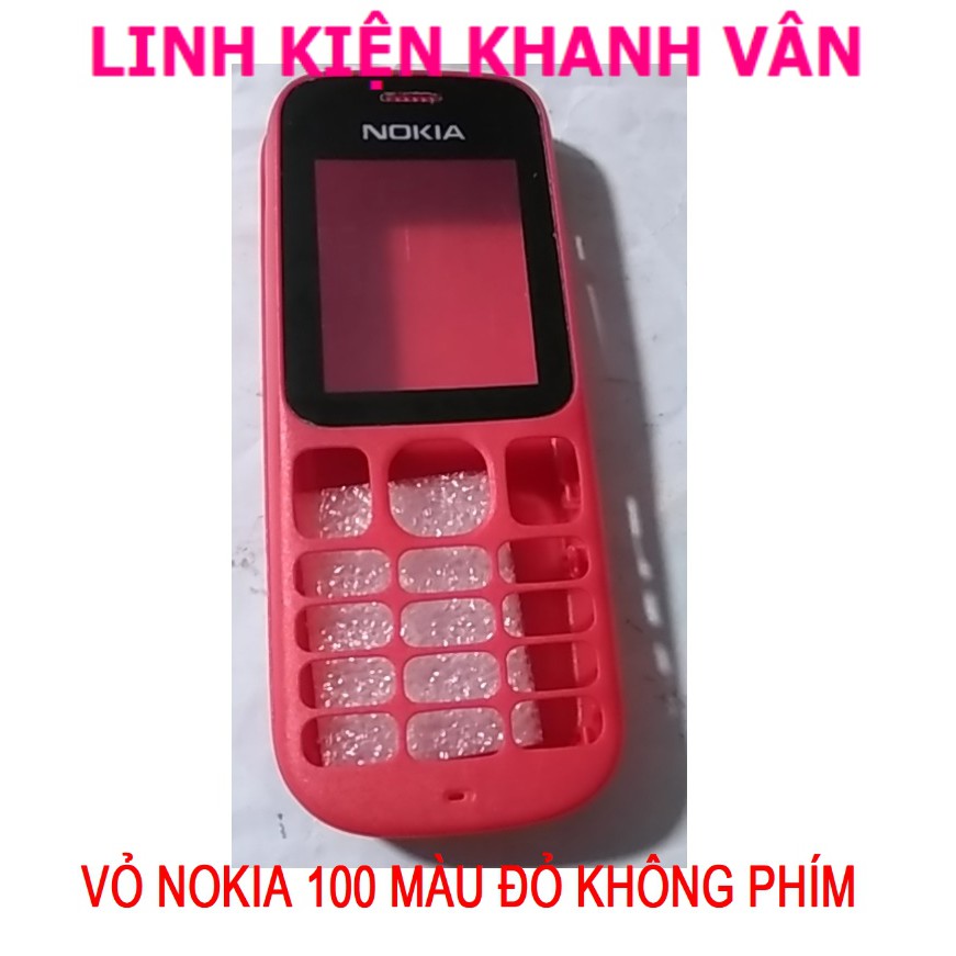 VỎ NOKIA 100 MÀU ĐỎ KHÔNG PHÍM