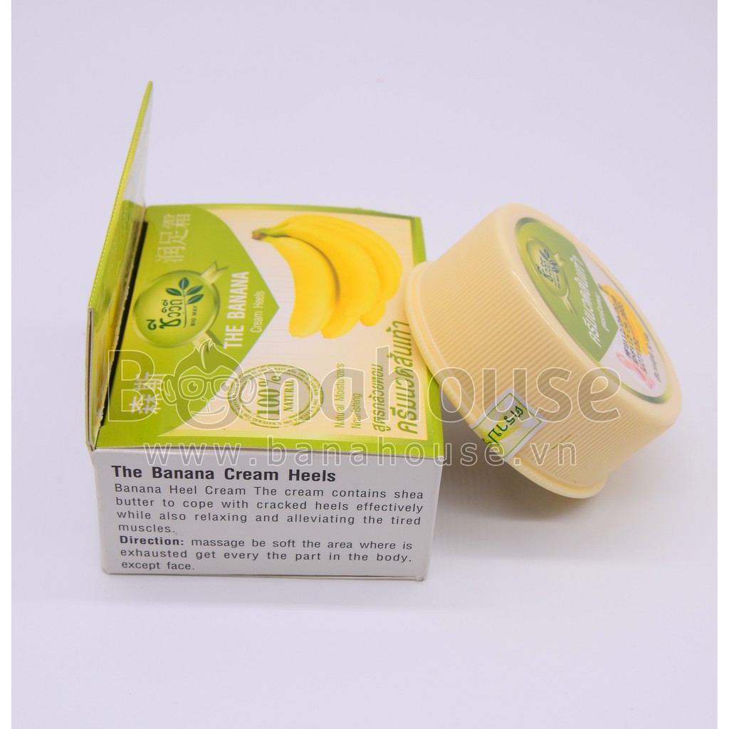 Kem trị nứt gót chân The banana Cream Heels 30g (hộp xanh)