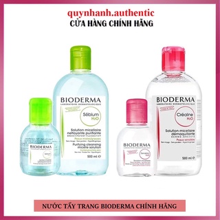 Nước Tẩy Trang Bioderma 100ml - 500ml Hàng Chuẩn Pháp Date Mới