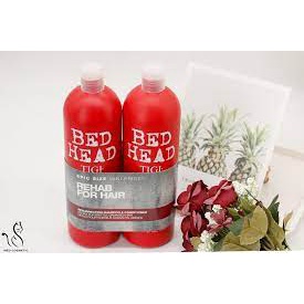 Cặp Dầu Gội - Xả TIGI Bed Head Màu Đỏ Siêu Mượt Tóc Loại 750ml  tặng ủ karseell