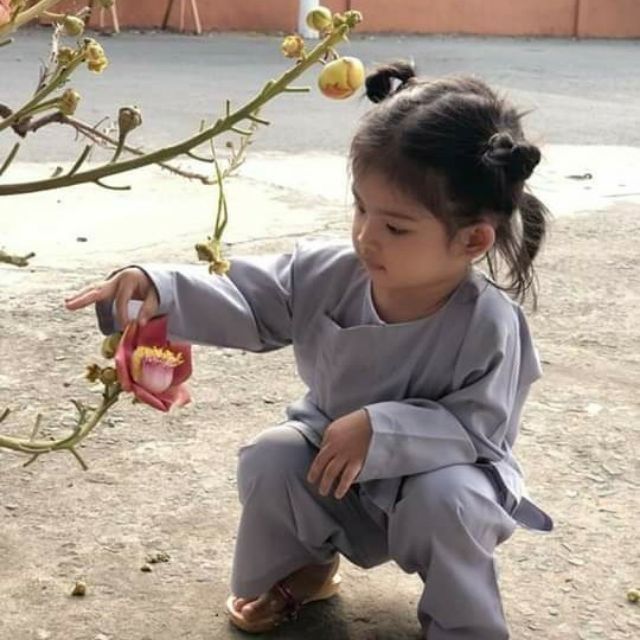 Đồ lam đi chùa cho bé