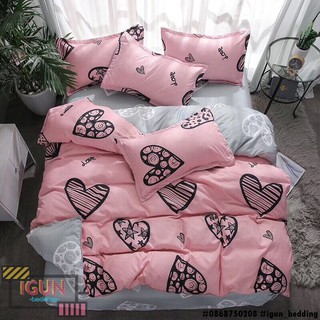 set TRÁI TYM HỒNG BLACKPINK  bộ Chăn Ga Gối 4 món Poly cotton HÀN QUỐC 100%
