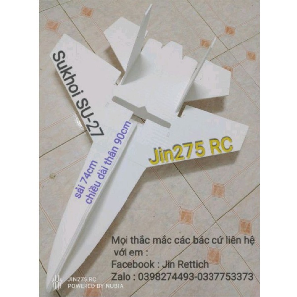 ♥️ Siêu HOT♥️ Su 27 KT sải 55 cm 2 lớp đầu