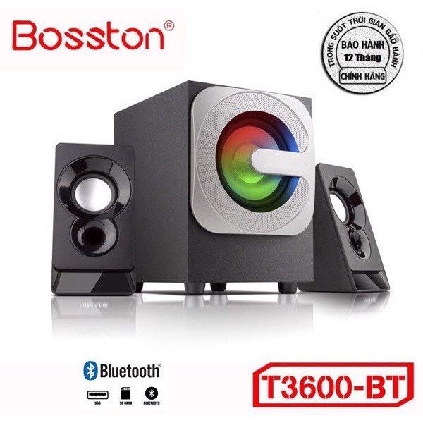 Loa Vi Tính Loa Máy Tính Pc Để Bàn Bosston T3500-BT Kết Nối Bluetooth Với Điện Thoại Âm Thanh Cực Đỉnh