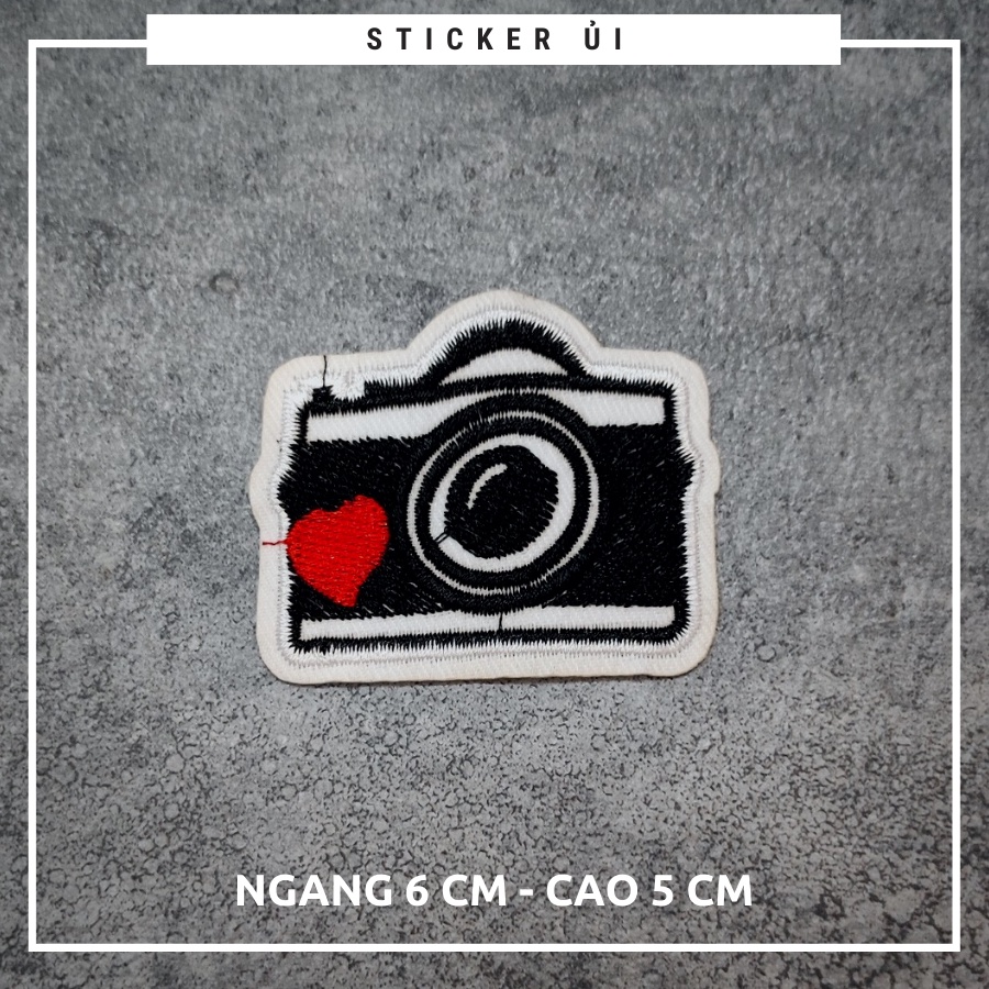 Sticker ủi áo Cao cấp - CÓ SẴN KEO ỦI - sticker vải dùng làm miếng vá áo, phụ kiện trang trí quần áo, balo, giày, nón