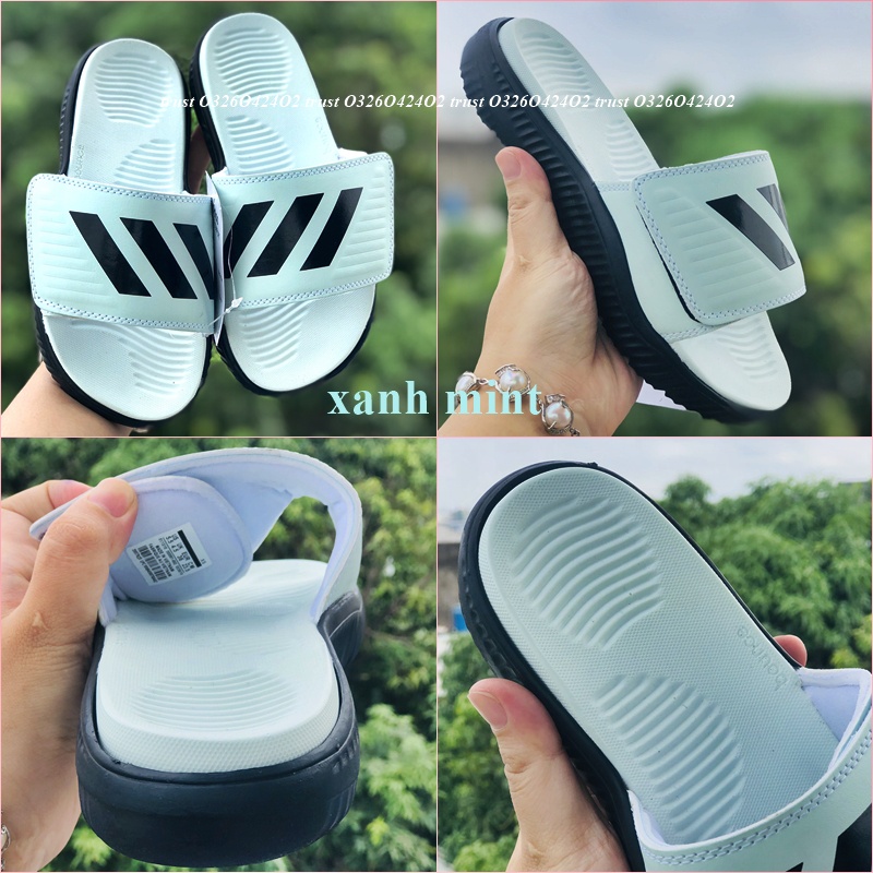 Dép Alphabounce VN ❤️FREESHIP + FullBox❤️ quai ngang nam nữ 3 sọc chất xịn đủ màu, hàng loại 1, hotrend 2022