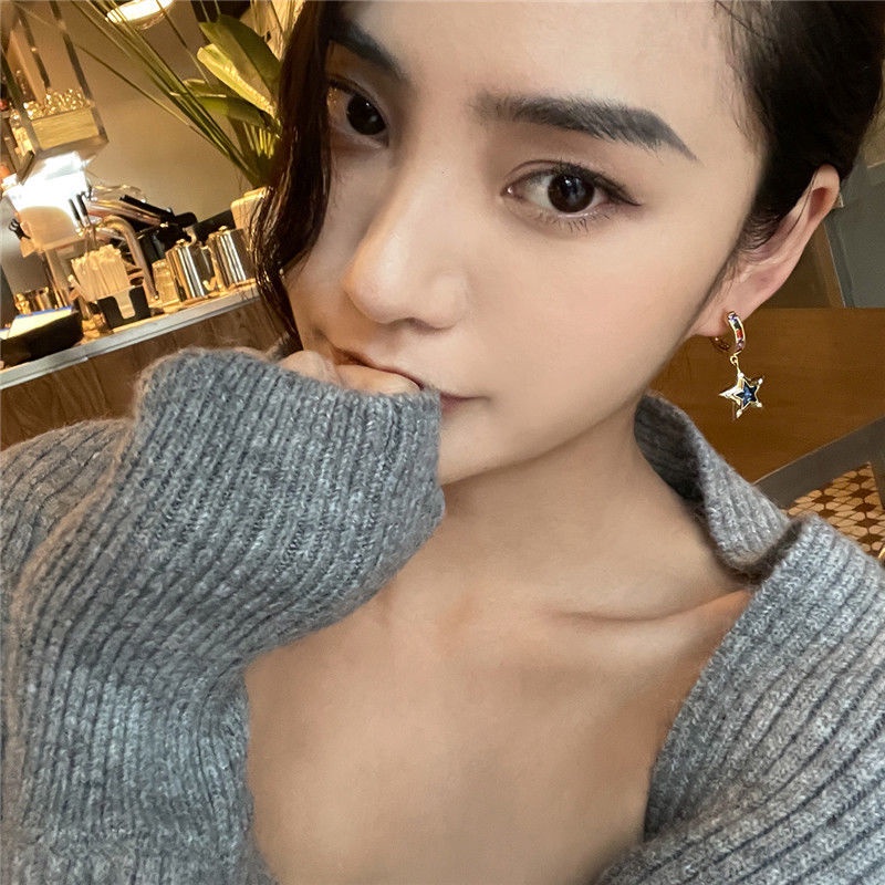 Khuyên Tai Hình Ngôi Sao Trái Tim Phong Cách Retro Thời Trang Mùa Hè Dành Cho Nữ