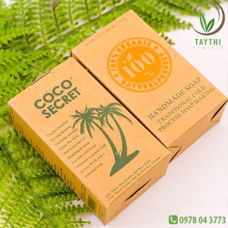 Xà bông dầu dừa thiên nhiên coco seccret 100gr