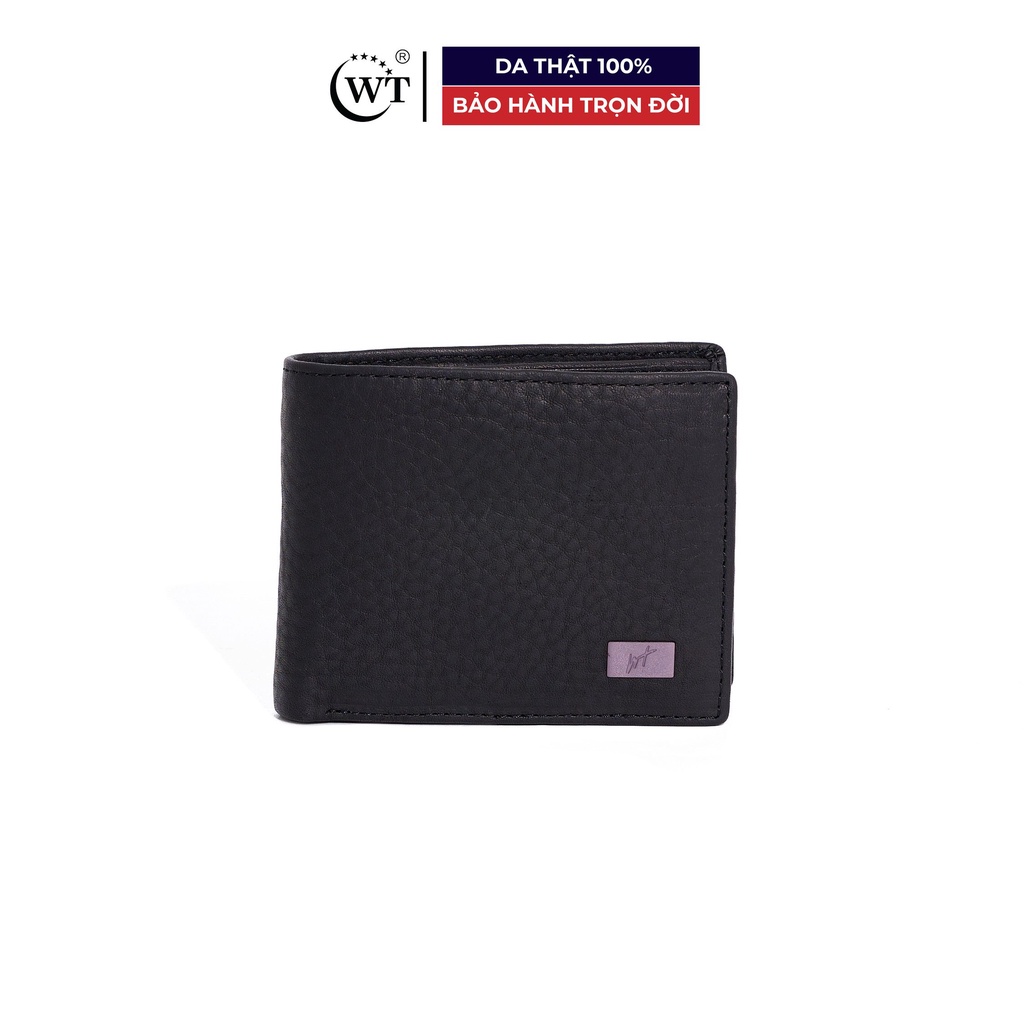 Ví Da Nam Da Bò Cao Cấp Màu Nâu, Màu Đen WT Leather FLY BOXY