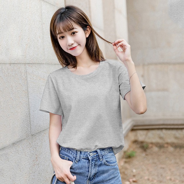 THANH LÝ- Áo thun nữ chất cotton co giãn cực đẹp nhiều màu