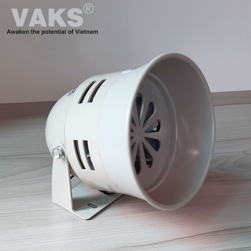 CÒI HỤ XÉ GIÓ BÁO ĐỘNG MS-290, 130dB - CÁC NGUỒN 220V, 24V DC