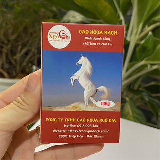 [CHÍNH HÃNG] Cao ngựa bạch nguyên chất xịn thương hiệu nổi tiếng NGÔ GIA – Cao ngựa bạch tạng mắt đỏ