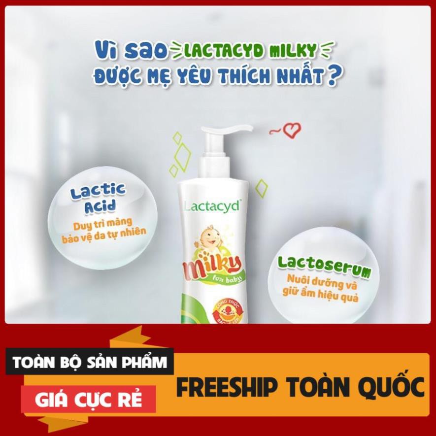 Sữa Tắm Lactacyd Milky ⭐ an toàn ⭐ cho bé