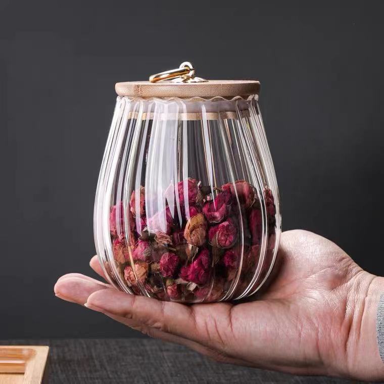 Hũ, Bình Thủy Tinh Đựng Trà, Cà Phê, Decor Phòng Khách Đẹp Mắt