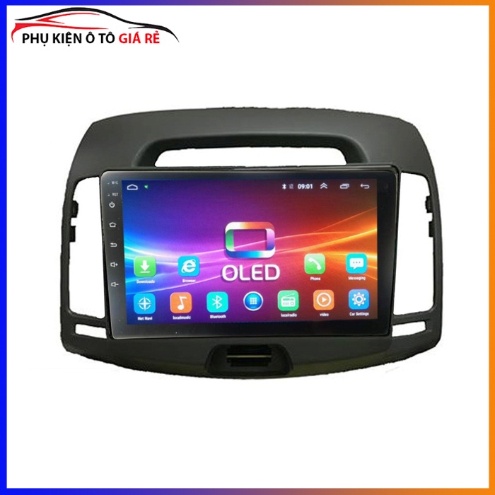 Mặt dưỡng kèm dây nguồn zin lắp màn hình Android cho xe HUYNDAI AVANTE