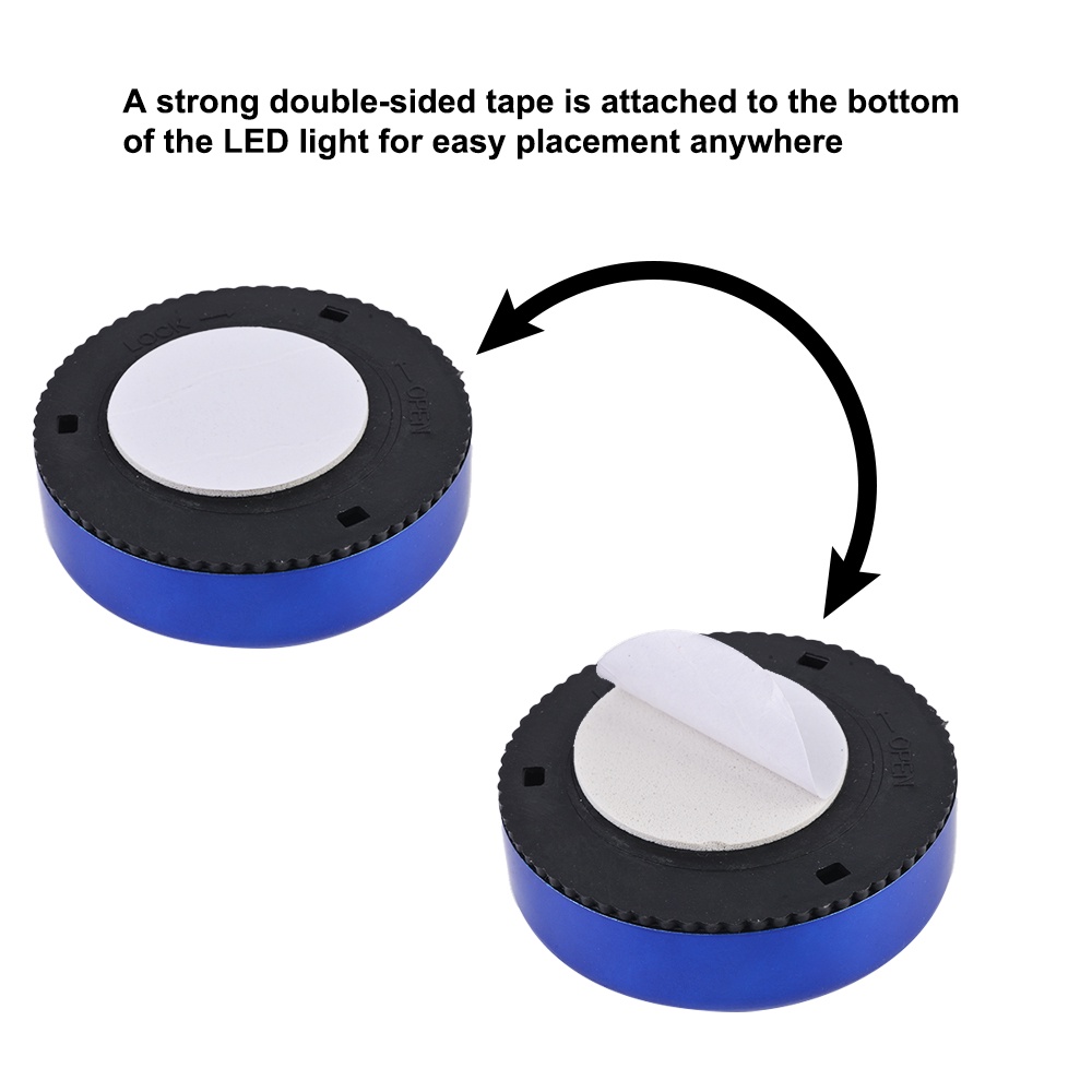 Đèn Ngủ Led Không Dây Cảm Biến Chuyển Động Thông Minh (Không Bao Gồm Pin)