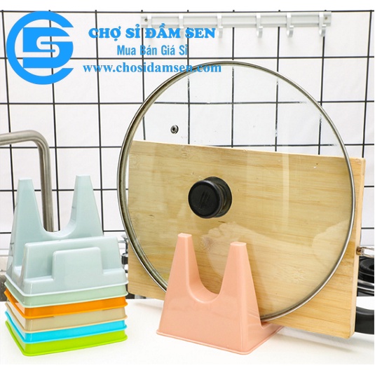 Khay gác nắp Vung Nồi, Dao Thớt, Muỗng đũa tiện dụng khi nấu ăn. Kệ gác Dao thớt nắp nồi tiện dụng G143-GacNapNo