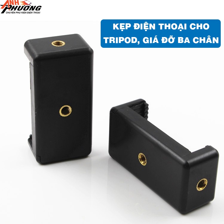 Kẹp Điện Thoại Gắng Tripod, Chân Máy Ảnh