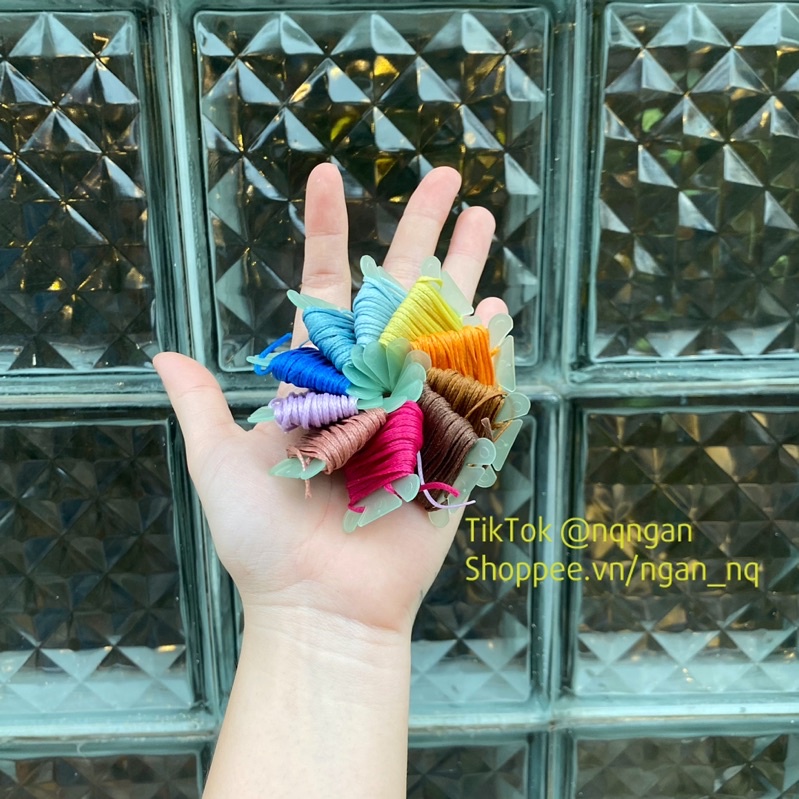 Combo chỉ sáp 1.2mm 10 màu (mỗi màu 3m)