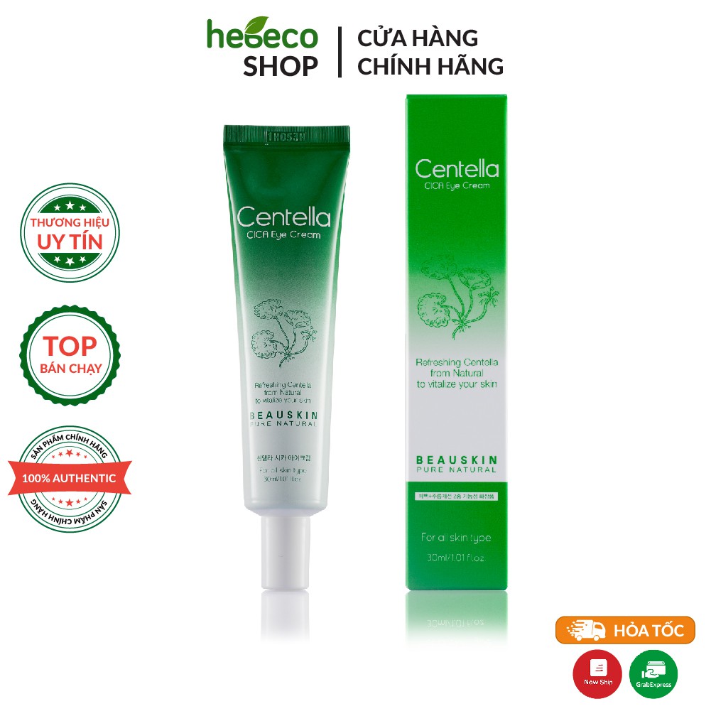 Kem mắt giảm thâm và phục hồi da Beauskin Centella Cica 30ml - Hàn Quốc Chính Hãng