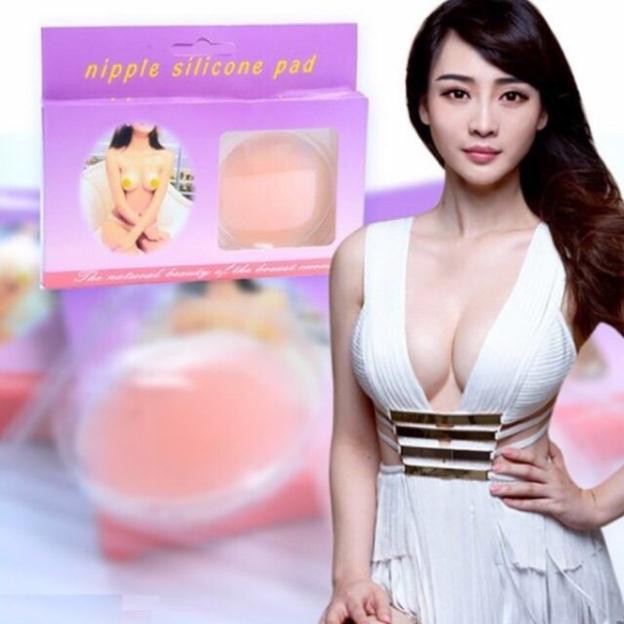 [Hot 2020] Dán ngực silicon siêu hót bán theo cặp hình hoa mận hoặc hình tròn - Libra Shop