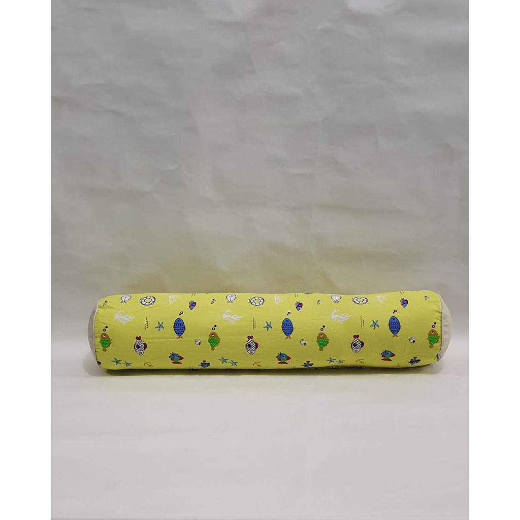 Gối ôm trẻ em bịt đầu cotton hoa Hometex 100% cotton