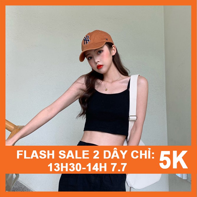Áo 2 dây croptop đẹp, áo hai dây ulzang madela