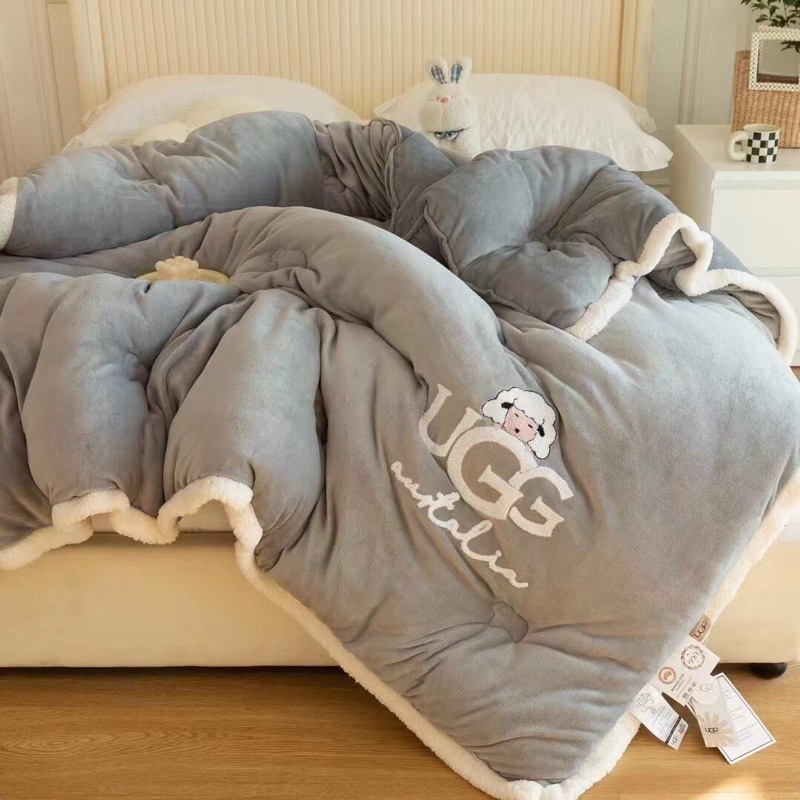 CHĂN ĐẠI HÀN LÔNG TUYẾT SỮA UGG CAO CẤP MẪU MỚI NHẤT 2022 NẶNG 4.5kg