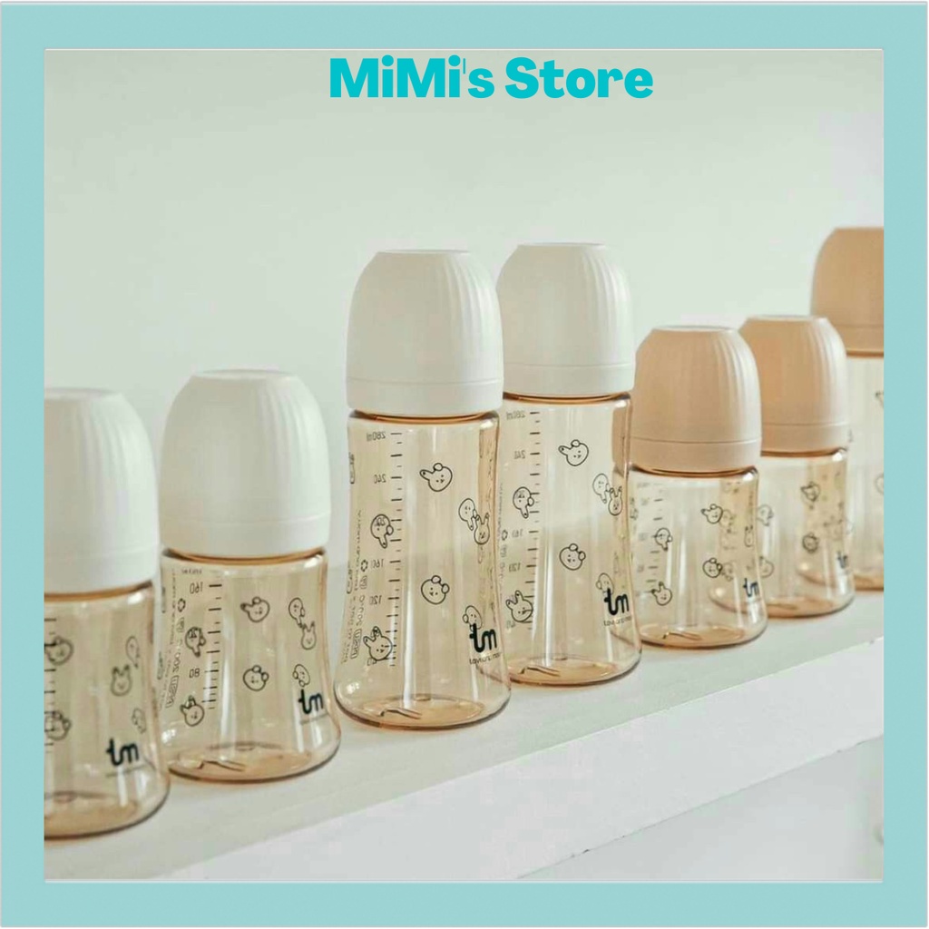 Bình Thỏ/ Sóc Tovi and Molly 180ml/280ml Hàn Quốc chính hãng