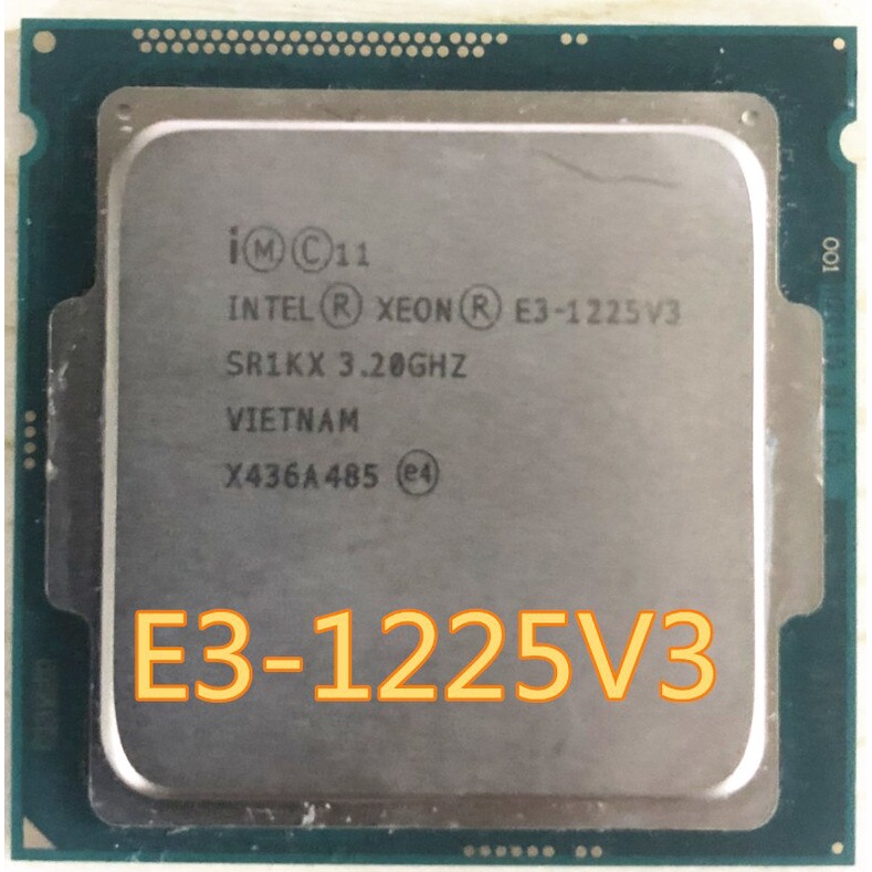 CPU Intel Xeon E3-1225 v3 (8M bộ nhớ đệm, 3,20 GHz) - Đã Qua Sử Dụng, Không Kèm Fan