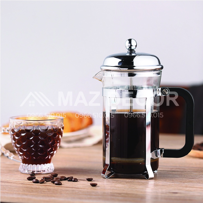 GIÁ SỈ TẠI XƯỞNG Bình phin pha cafe cà phê thủy tinh chịu nhiệt có lọc siêu tiện lợi có tay cầm 350-600ml