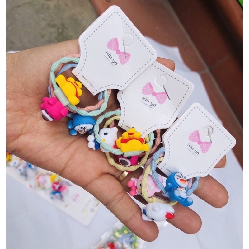 Dây buộc tọc hình hoa quả, hình thú đáng yêu cho bé