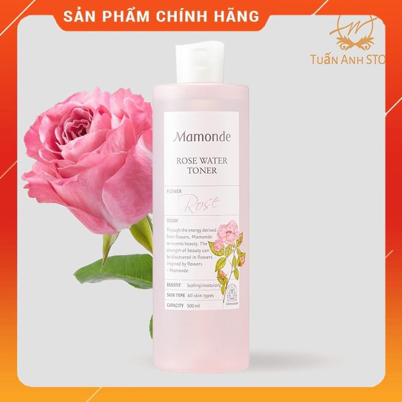 [CHÍNH HÃNG] Nước Hoa Hồng Cung Cấp Độ Ẩm Mamonde Rose Water Toner 500ml