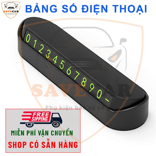 Bảng Số Điện Thoại Đặt Taplo Ô Tô - Hiển Thị SĐT Cho Người Lạ Liên Hệ Khi Có Việc