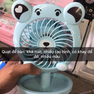 COMBO QUẠT SẠC CHO MẸ VÀ BÉ