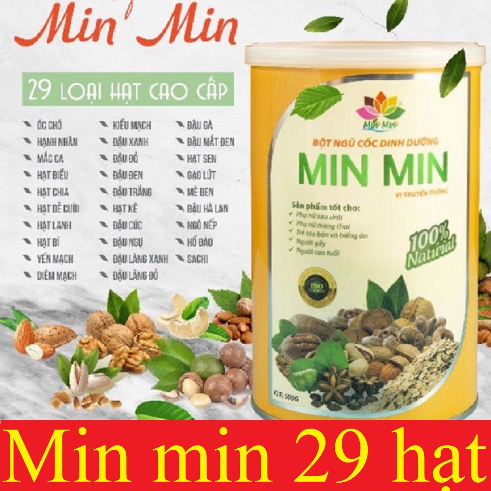 ngũ cốc bột ngũ cốc dinh dưỡng min min vị truyền thống 29 hạt