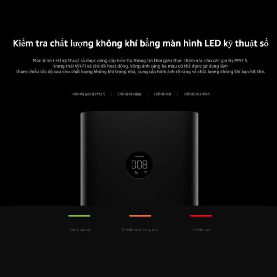 [Mã ELHA22 giảm 5% đơn 300K] Máy lọc không khí Xiaomi Air Purifier 3C Bản quốc tế - Bảo hành 12 tháng chính hãng