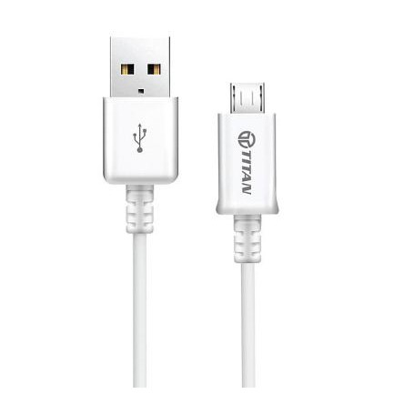 Cáp sạc Micro USB dài 0.8m TITAN CA10