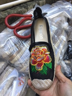 Dép nữ cói lưới